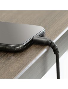 Cable USB a Lightning 1m Negro - Imagen 2