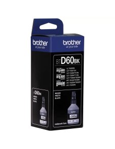 Botella de tinta negra de ultra alto rendimiento brother BTD60BK