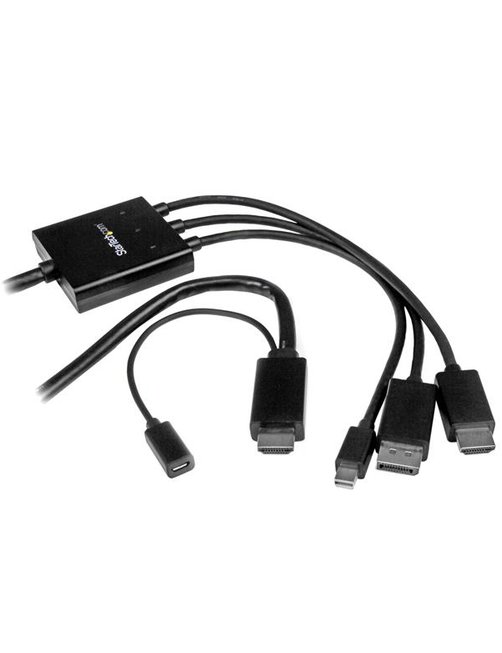 Cable 2m HDMI DisplayPort Mini DP a HDMI - Imagen 1
