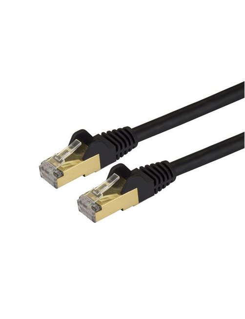 Cable de Red Cat6a STP de 2 1m - Negro - Imagen 1