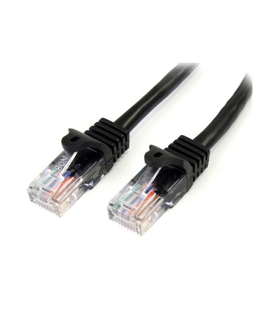 Cable de Red 0 5m Negro Cat5e Ethernet - Imagen 1