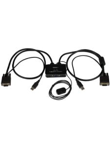 Cable Switch Conmutador KVM 2x VGA USB - Imagen 1