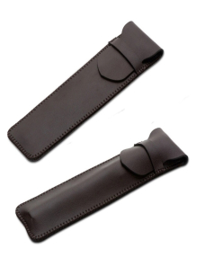 Caja protectora con capacidad de lápiz con capacitación en línea de 2 piezas para lápiz de manzana, estilo: con tapa (cuero