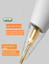Para-Apple-Pencil-12-punta-de-boligrafo-de-repuesto-transparente-punta-de-transformacion-estilo-60-aguja-dorada-TBD0602897702