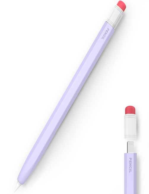 Para Apple Pencil 1 AhaStyle PT180-1 Estuche protector para lápiz óptico retro Cubierta para lápiz capacitivo a prueba de ca