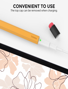 Para Apple Pencil 1 AhaStyle PT180-2 Estuche protector de silicona Estuche para bolígrafo capacitivo antideslizante y anticaí