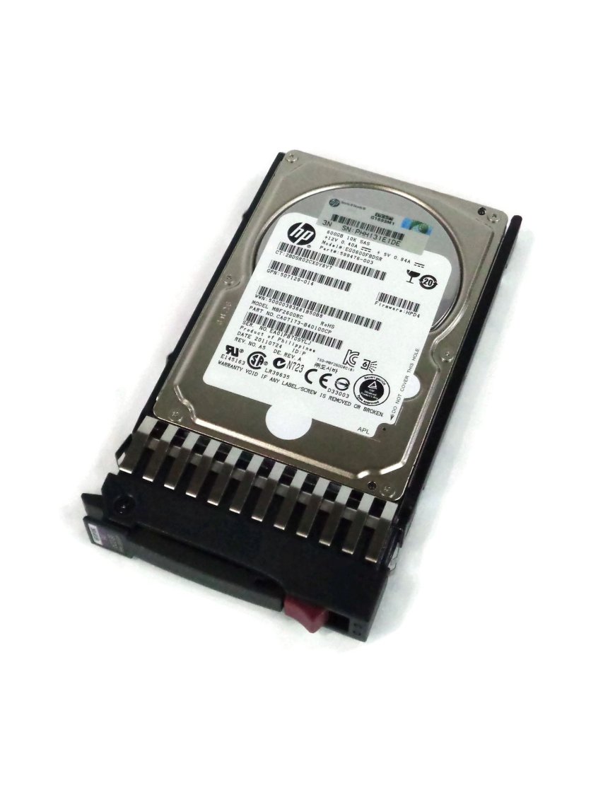 Disco Duro Storage servidor HP EG0600FBVFP HP G8 G9 600-GB 6G 10K 2.5 SAS  