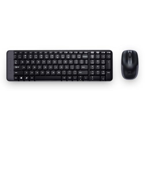 Logitech Wireless Combo MK220 - Juego de teclado y ratón - 2.4 GHz - Español