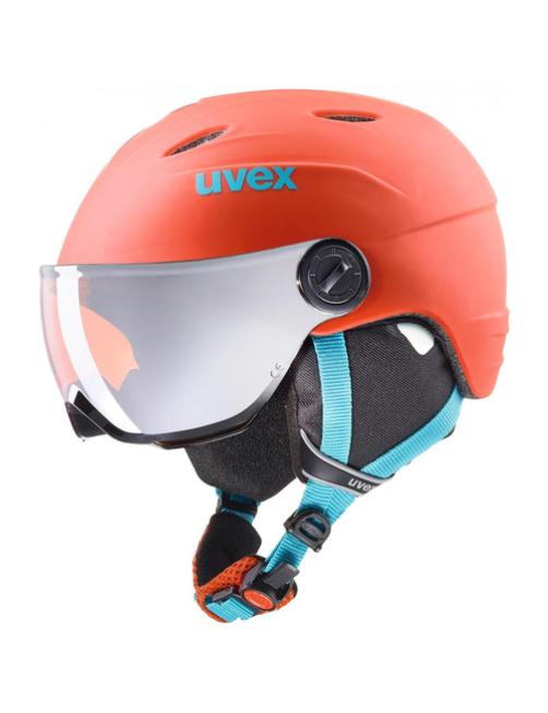 Uvex 5661913103, Full-face helmet, Hard shell construction, Helmet visor, Matt