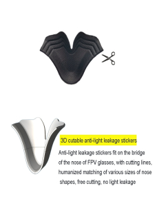 Para DJI FPV Goggles V1 V2 Acolchado de espuma Máscara para los ojos Accesorios para la cabeza, Especificaciones: Almohadilla 