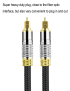 CO-TOS101 Cable de audio de fibra óptica de 1 m Amplificador de potencia de altavoz Cable de señal cuadrado a cuadrado de aud