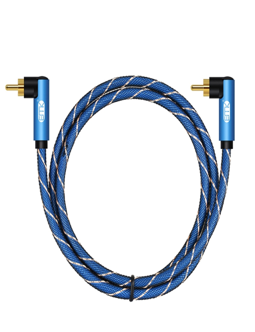 EMK-Cable-de-audio-trenzado-de-nailon-macho-a-macho-dual-de-90-grados-longitud-del-cable-05-m-azul-TBD0419186001A