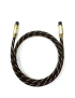 Cable de fibra óptica de audio digital de alta definición con interfaz SPDIF EMK HB/A6.0, longitud: 1,5 m (neto blanco y negr