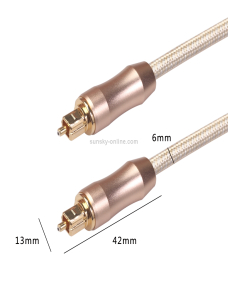 QHG02-SPDIF-Cable-de-audio-de-fibra-optica-trenzada-enchapado-en-oro-Toslink-longitud-3-m-PC4109