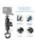 PULUZ-Motorcycle-Handlebar-Fixed-Mount-U-Bolt-Base-Holder-for-GoPro-and-Other-Action-CamerasBlack-PU701B