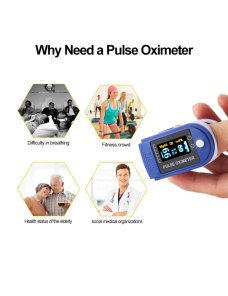 Oximetro de Pulso Monitor de Oxigenación Sanguínea