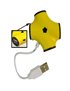 Concentrador-USB-20-de-4-puertos-amarillo-S-UH-1062