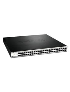 Switch conmutador D-Link 52-Port Gigabit WebSmart PoE, DGS-1210-52MP