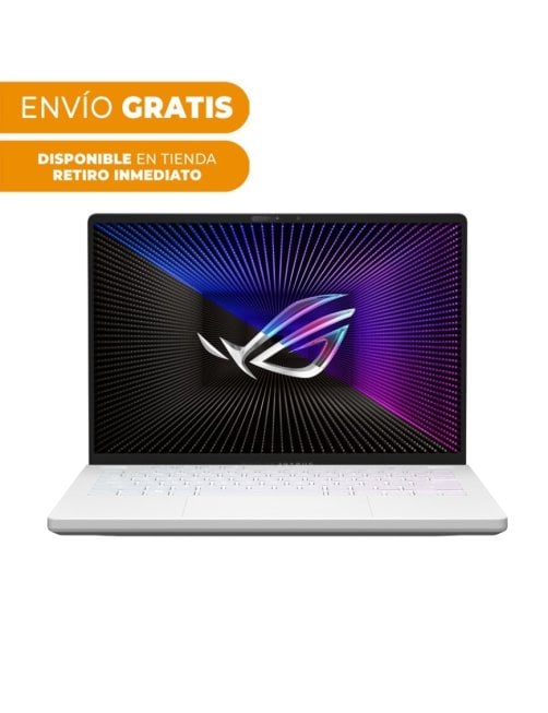 Notebook gamer ASUS ROG Zephyrus G14 GA401IH-RK2041T 14" R7-4800HS,16GB, 512GB SSD, Win10 Home Blanco, Refaccionado
