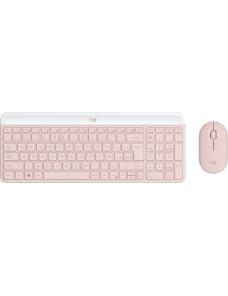 Logitech - Keyboard and mouse set - Spanish - Wireless - Rose