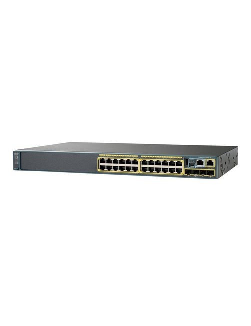 Cisco Catalyst 2960X-24TD-L - Conmutador - Gestionado - 24 x 10/100/1000 + 2 x SFP+ - sobremesa, montaje en rack - Imagen 1