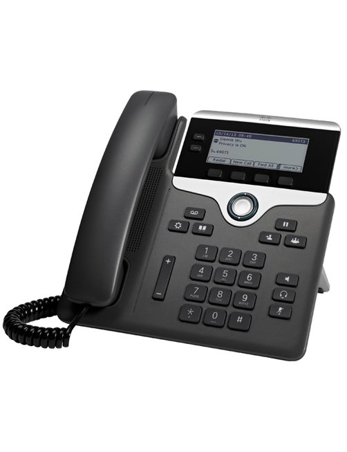 Cisco IP Phone 7821 - Teléfono VoIP - SIP, SRTP - 2 líneas - Imagen 1
