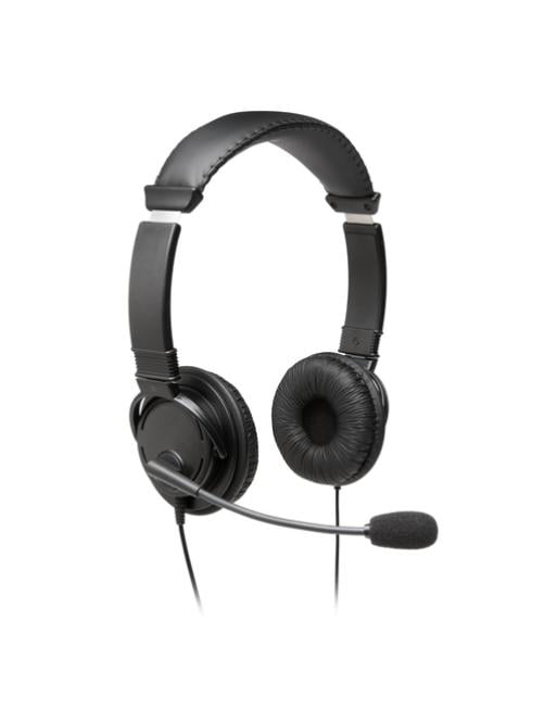 Kensington USB Hi-Fi Headphones with Mic - Auricular - en oreja - cableado - USB-A - negro