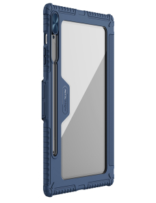 Para-Samsung-Galaxy-Tab-S9-NILLKIN-Bumper-Pro-Camshield-Funda-de-cuero-para-tableta-azul-EDA005680101B