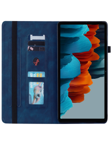 Funda-para-tableta-de-cuero-con-cremallera-de-color-solido-para-Samsung-Galaxy-Tab-S9-Skin-Feel-Azul-EDA005044302A