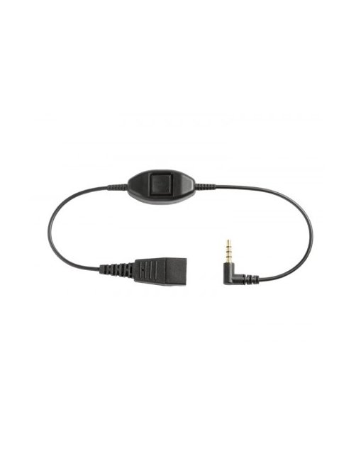 Jabra - Cable para auriculares - Desconexión rápida (M) a miniconector estéreo (M) - 30 cm - Imagen 1