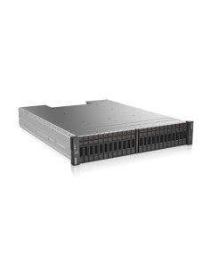 Lenovo ThinkSystem DS4200 SFF FC/iSCSI Dual Controller Unit - Orden unidad de disco duro - 24 compartimentos (SAS-3) - 8Gb Fibre