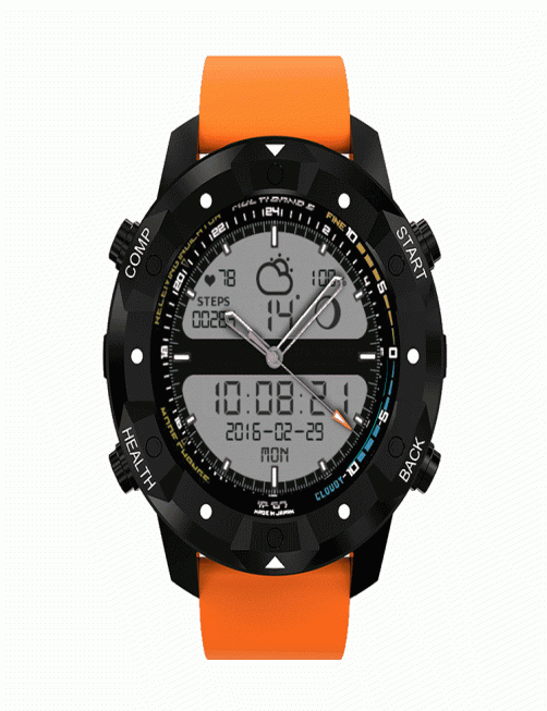 S3 Reloj inteligente Bluetooth con pantalla OLED de 1,39 pulgadas, resistente al agua IP67, compatible con brújula / monitor d