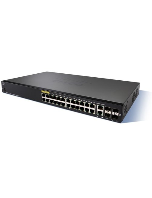 Cisco - Switch - 10 Gigabit Ethernet - 24 - 100 Gigabit Ethernet - Administrable - Imagen 1