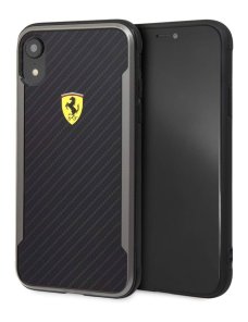 Carcasa Ferrari Iphone XR black FESPCHCI61CBBK