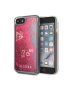 Carcasa Guess Iphone 7/8 transparente Glitter Pink GUHCI8GLUFLRA