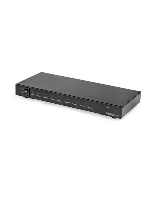 StarTech.com Divisor Splitter HDMI de 8 Puertos - 4K 60Hz con Audio 7.1 - Separador de vídeo/audio - 8 x HDMI - para P/N: ST121H