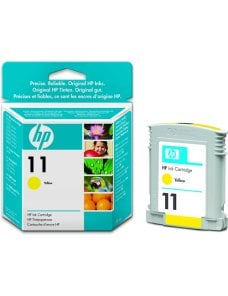 HP 11 - 28 ml - amarillo tintado - original - cartucho de tinta - para Business Inkjet 1000, 1100, 1200, 2300, 2800; DesignJet 1