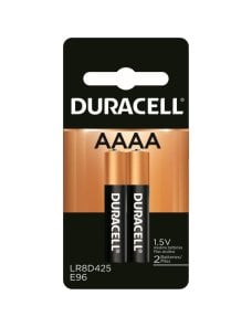 PILAS DURACELL AAAA PACK 2 UNIDADES 1.5V