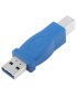 Super velocidad Adaptador USB 3.0 AM a BM (Azul)