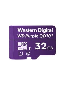 WD Purple SC QD101 WDD032G1P0C - Tarjeta de memoria flash - 32 GB - UHS-I U1 / Class10 - microSDHC - WDD032G1P0C