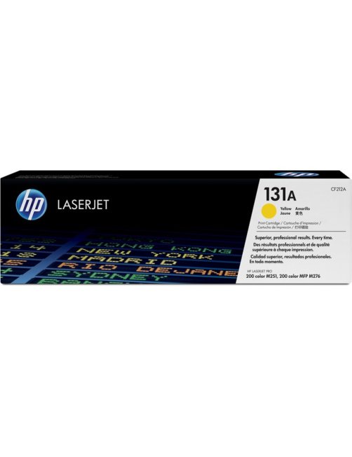 HP 131A - Amarillo - original - LaserJet - cartucho de tóner (CF212A) - para LaserJet Pro 200 M251n CF212A - Imagen 1