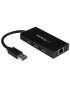Portable USB 3.0 Hub w/ Gigabit Ethernet - Imagen 1