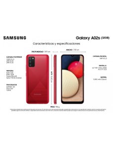 Samsung Galaxy A02s - Smartphone - Android - 32 GB - Red SM-A025MZRECHO