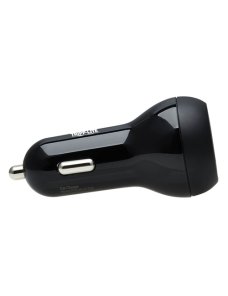 Tripp Lite USB Car Charger Dual-Port 39W Charging USB-C 27W, USB-A 12W - Adaptador de corriente para el coche - 39 vatios - 3 A 