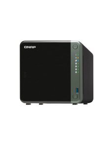 QNAP TS-453D-4G - Servidor NAS - 4 compartimentos - SATA 6Gb/s - RAID 0, 1, JBOD - RAM 4 GB - 2.5 Gigabit Ethernet - iSCSI sopor