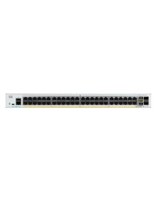 Cisco Catalyst 1000FE-48P-4G-L - Conmutador - Gestionado - 48 x 10/100 (PoE+) + 2 x combo Gigabit SFP/RJ-45 (señal ascendente) +