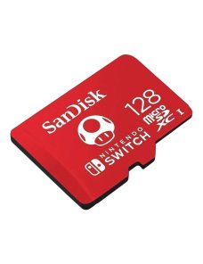 SanDisk - Flash memory card - microSDXC UHS-I Memory Card - 128 GB - Nintendo    SDSQXAO-128G-GNCZN