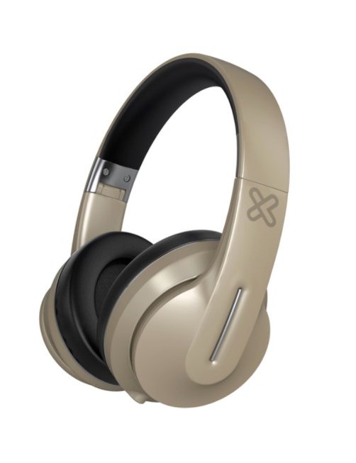 Klip Xtreme - KWH-150GD - Headphones - Para Home audio / Para Portable electronics - Wireless - 18hrs Bat Gold