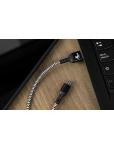 Xtech - USB cable - 4 pin USB Type A - 24 pin USB-C - 1.8 m - Black & white - Braided-XTC-511 XTC-511