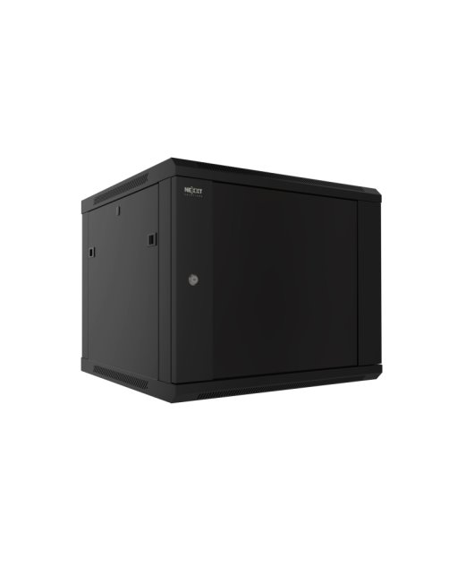 Nexxt Solutions - Rack armario - instalable en pared - RAL 9005, negro barniz - 18U - 19"